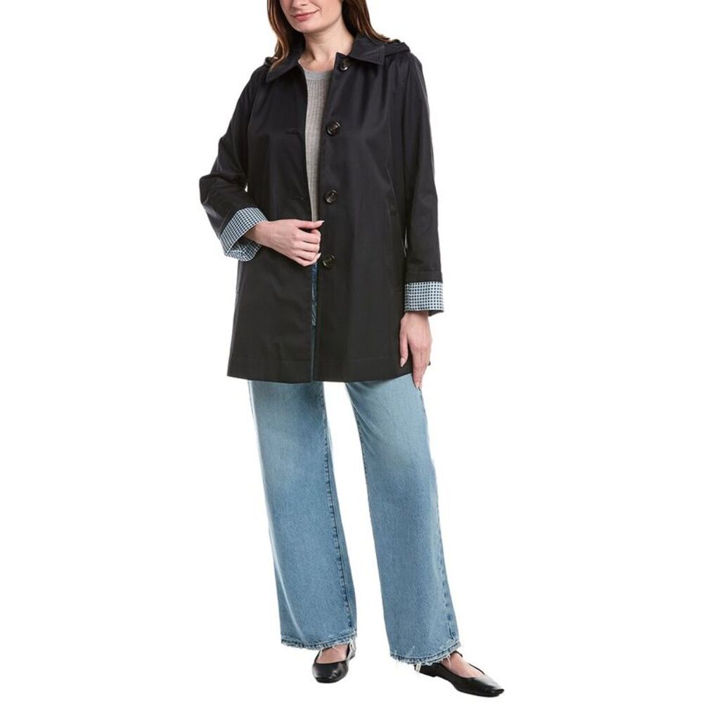 Sam Edelman Womens  Swing Coat, Navy